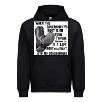 Black Vintage Retro Anarchy Day Gift Urban Hoodie - maiPhamDesign