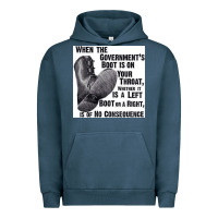 Pigment Midnight Navy Vintage Retro Anarchy Day Gift Urban Hoodie - maiPhamDesign