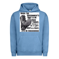 Pigment Pebble Blue Vintage Retro Anarchy Day Gift Urban Hoodie - maiPhamDesign