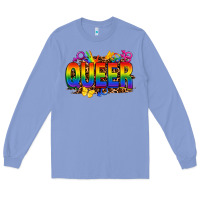 Colony Blue queer Long Sleeve Tee - FaDigitalArtStudio