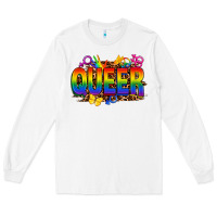 White queer Long Sleeve Tee - FaDigitalArtStudio