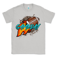 Moon Dust Game day leopard fire and ball Classic Tee - HowdyJamesFarm