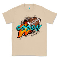 Mushroom Game day leopard fire and ball Classic Tee - HowdyJamesFarm
