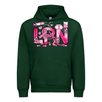 Forest Green breast cancer lpn licensed practical nurse Urban Hoodie - JahusDesignShop