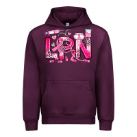 Mauve Wine breast cancer lpn licensed practical nurse Urban Hoodie - JahusDesignShop