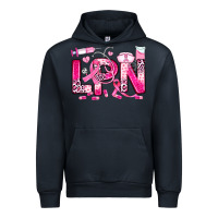 Navy breast cancer lpn licensed practical nurse Urban Hoodie - JahusDesignShop