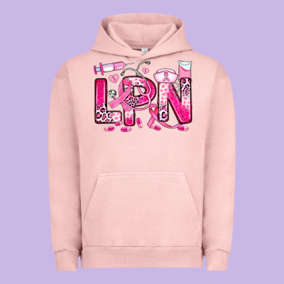 Breast Cancer Lpn Licensed Practical Nurse Urban Hoodie Designed By Jahusdesignshop