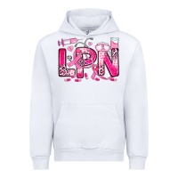 White breast cancer lpn licensed practical nurse Urban Hoodie - JahusDesignShop