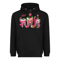Black pink christmas teeth Heavyweight Hoodie - AdoDesignShop