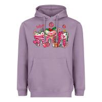 Lavender pink christmas teeth Heavyweight Hoodie - AdoDesignShop