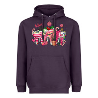 Plum pink christmas teeth Heavyweight Hoodie - AdoDesignShop