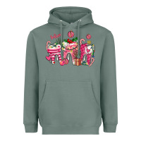 Sage pink christmas teeth Heavyweight Hoodie - AdoDesignShop