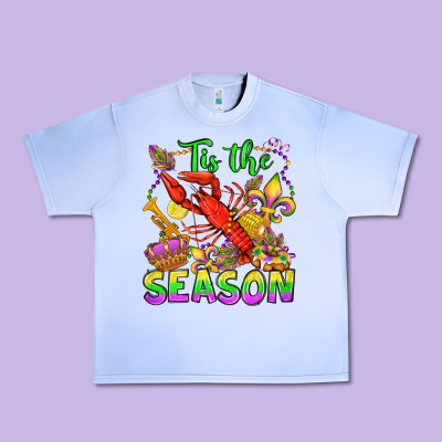 Tis The Season Mardi Gras Olivia Urban Heavy Tee Designed By Oliviacreatesart