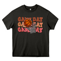 Asphalt Game day game day game day Basketball Heavy Core Tee - NancyCooperArtShop