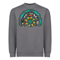 Storm gemstone sunflower  rainbow Heavyweight Sweatshirt - Artiststas