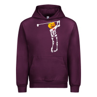 Mauve Wine Golf Skeleton Pumpkin Halloween Shirt Urban Hoodie - maiPhamDesign