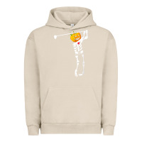 Pigment French Oak Golf Skeleton Pumpkin Halloween Shirt Urban Hoodie - maiPhamDesign