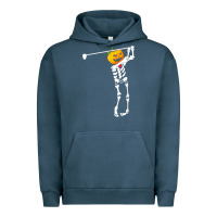 Pigment Midnight Navy Golf Skeleton Pumpkin Halloween Shirt Urban Hoodie - maiPhamDesign