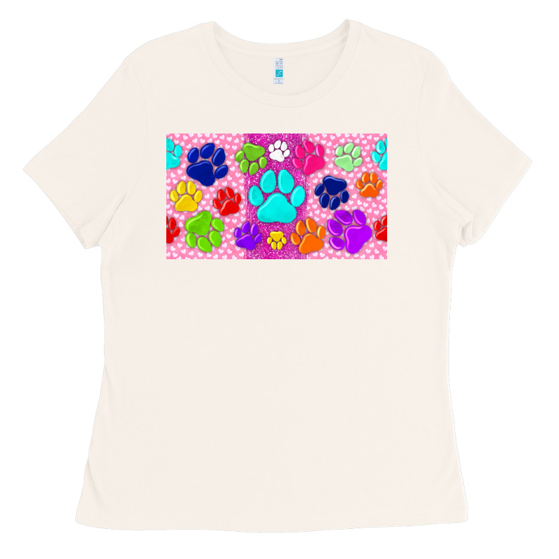 Paw Print Ladies Tee by TumblerDesignByShophia | Teevron