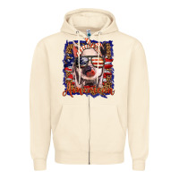 Sandshell amerıcan pig Zipper Hoodie - BarkalooDesign