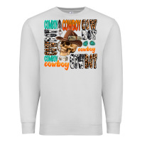 Dove Grey cowboy Premium Sweatshirt - AdoDesignShop