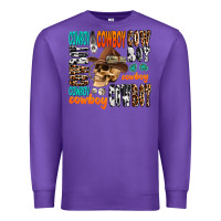 Purple cowboy Premium Sweatshirt - AdoDesignShop