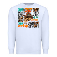 White cowboy Premium Sweatshirt - AdoDesignShop