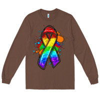 Chestnut Pride ribbon Long Sleeve Tee - FaDigitalArtStudio