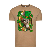 Vintage Coffee St. Patrick's day Donkey Vintage Tee - CowGirlArtShop