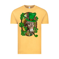 Vintage Mustard St. Patrick's day Donkey Vintage Tee - CowGirlArtShop