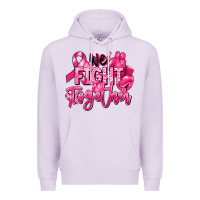 Lilac we fight together breast cancer Premium Hoodie - RanaPortraitStore