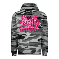Slate Camo we fight together breast cancer Premium Hoodie - RanaPortraitStore
