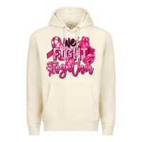 Tofu we fight together breast cancer Premium Hoodie - RanaPortraitStore
