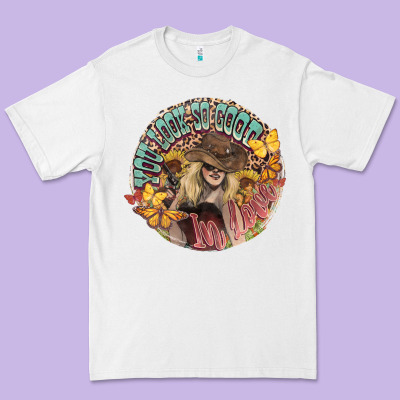 You Look So Good In Love Western Cowgirl Premium Tee Designed By Howdyjamesfarm