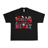 Black nursing is a work of heart Urban Heavy Tee - OliviaCreatesArt