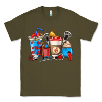 Army Green Lacrosse coffee cups Classic Tee - HowdyJamesFarm