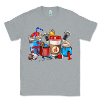 Heather Grey Lacrosse coffee cups Classic Tee - HowdyJamesFarm