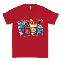 Red Lacrosse coffee cups Classic Tee - HowdyJamesFarm