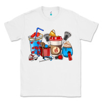 White Lacrosse coffee cups Classic Tee - HowdyJamesFarm