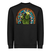 Black cactus gemstone rainbow Heavyweight Sweatshirt - Artiststas