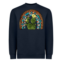 Navy cactus gemstone rainbow Heavyweight Sweatshirt - Artiststas