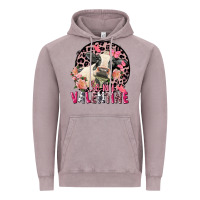 Vintage Zinc Be my Valentine Holstein Cow Valentine's Day Vintage Hoodie - FaDigitalArtStudio