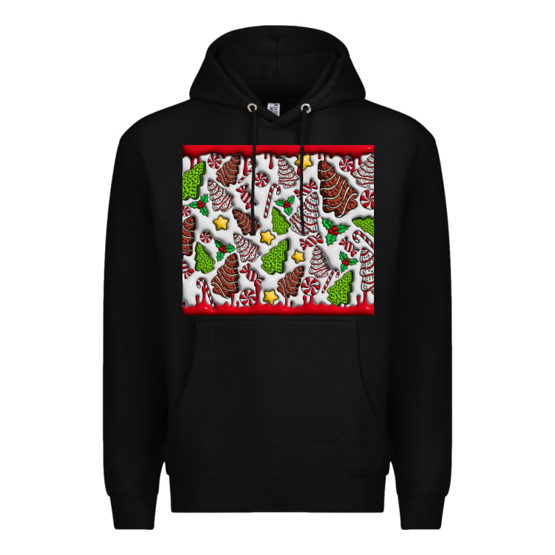 Christmas Cakes Premium Hoodie by CowhideDigitalArt | Teevron