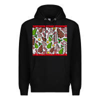 Black Christmas Cakes Premium Hoodie - CowhideDigitalArt
