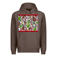 Coffee Christmas Cakes Premium Hoodie - CowhideDigitalArt