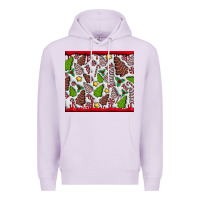 Lilac Christmas Cakes Premium Hoodie - CowhideDigitalArt