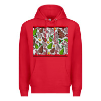 Red Christmas Cakes Premium Hoodie - CowhideDigitalArt