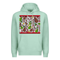 Seafoam Christmas Cakes Premium Hoodie - CowhideDigitalArt