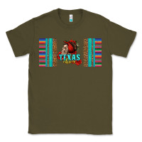 Army Green texas chica skull with bandana Classic Tee - Jasminsmagicworld