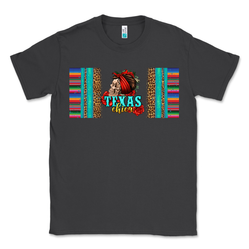 Texas Chica Skull With Bandana Classic Tee by Jasminsmagicworld | Teevron